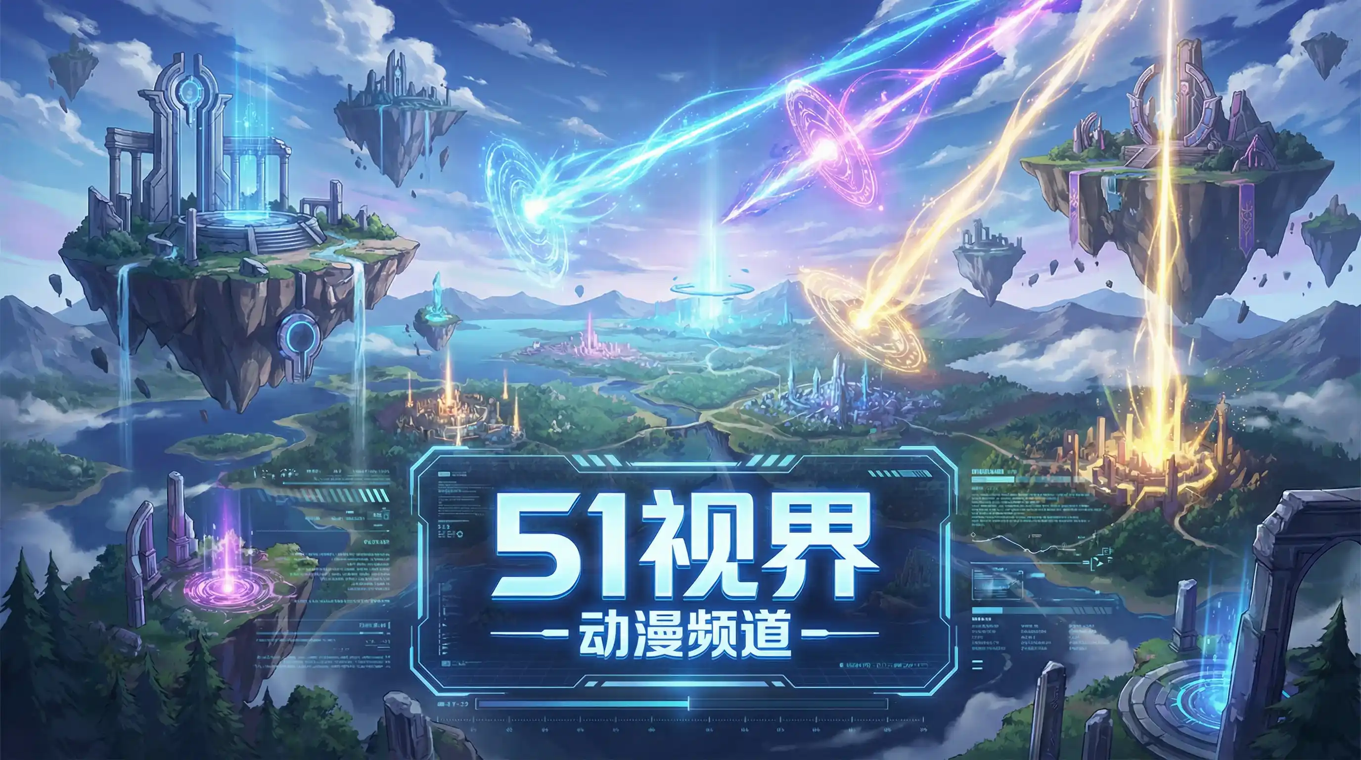 奇幻动漫世界浮空岛屿 - 51每日大赛 动漫资讯